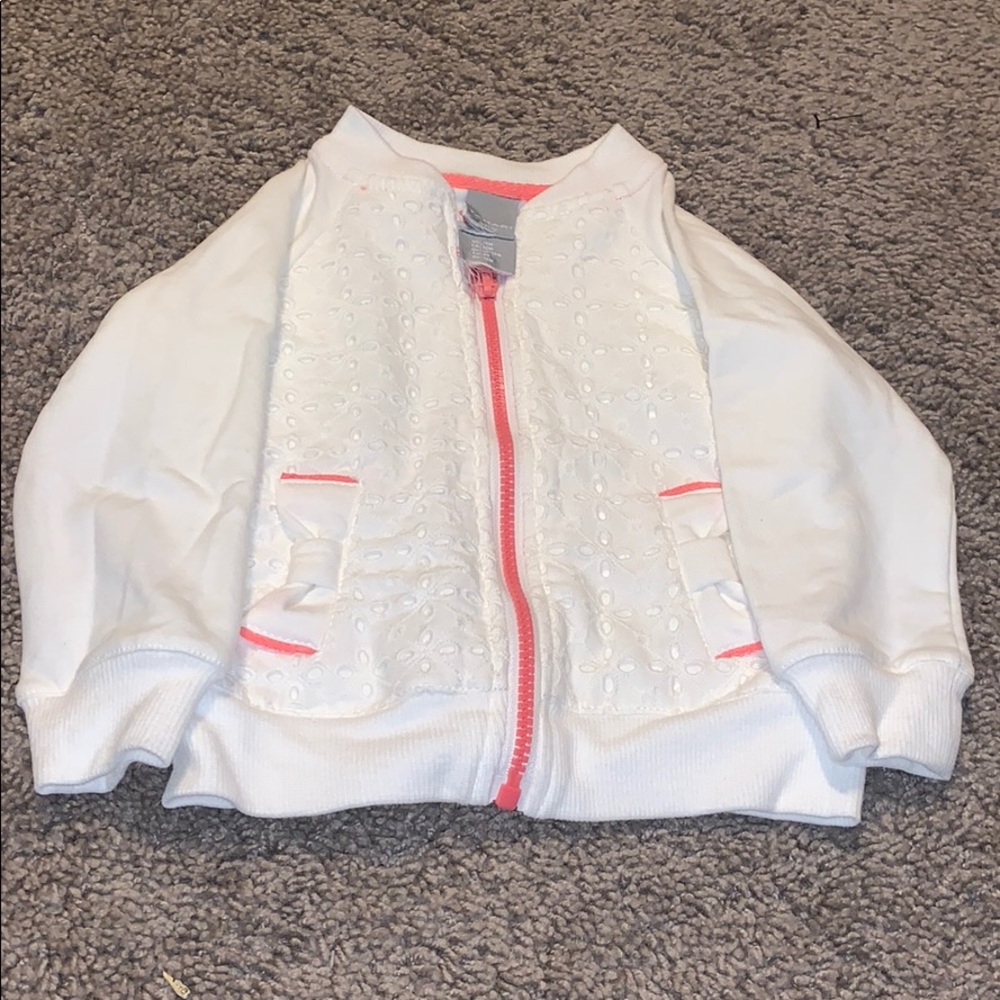 White Tahari Cotton Jacket